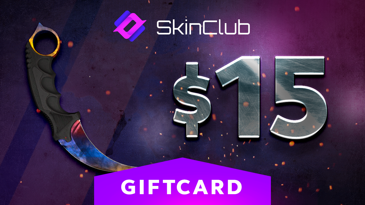 [$ 17.45] Skin.Club $15 Gift Card