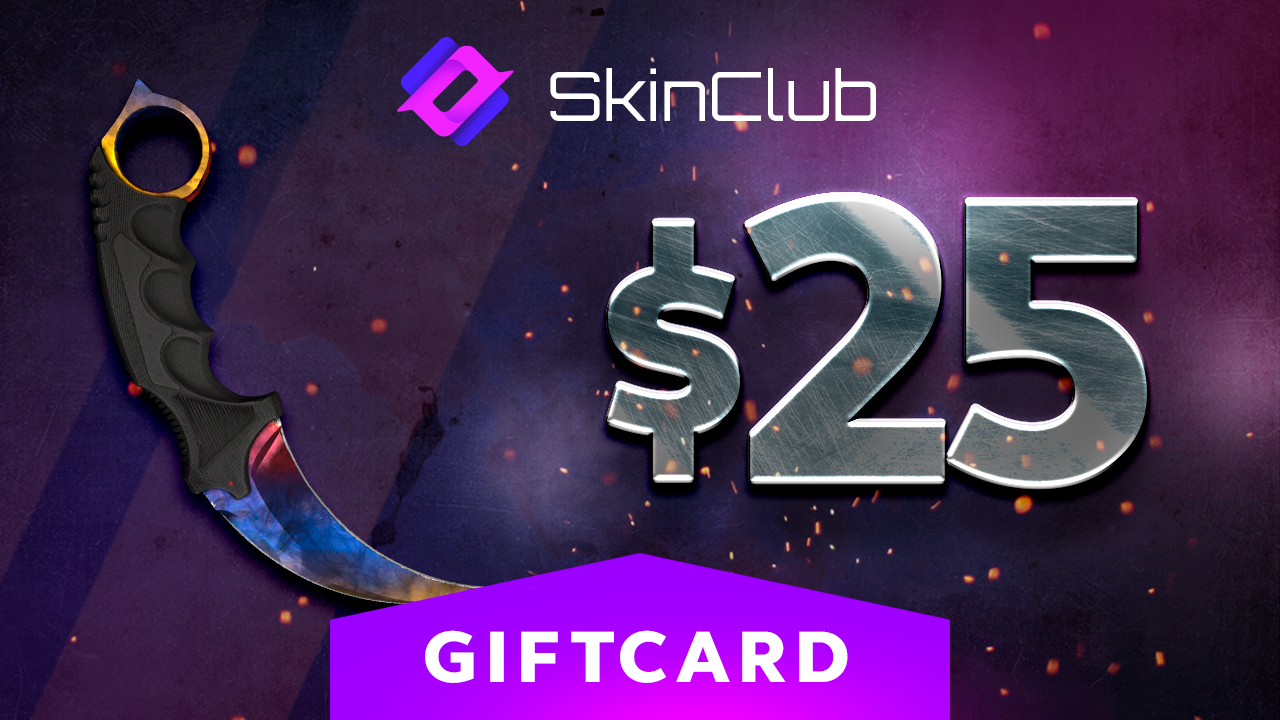 [$ 29.01] Skin.Club $25 Gift Card
