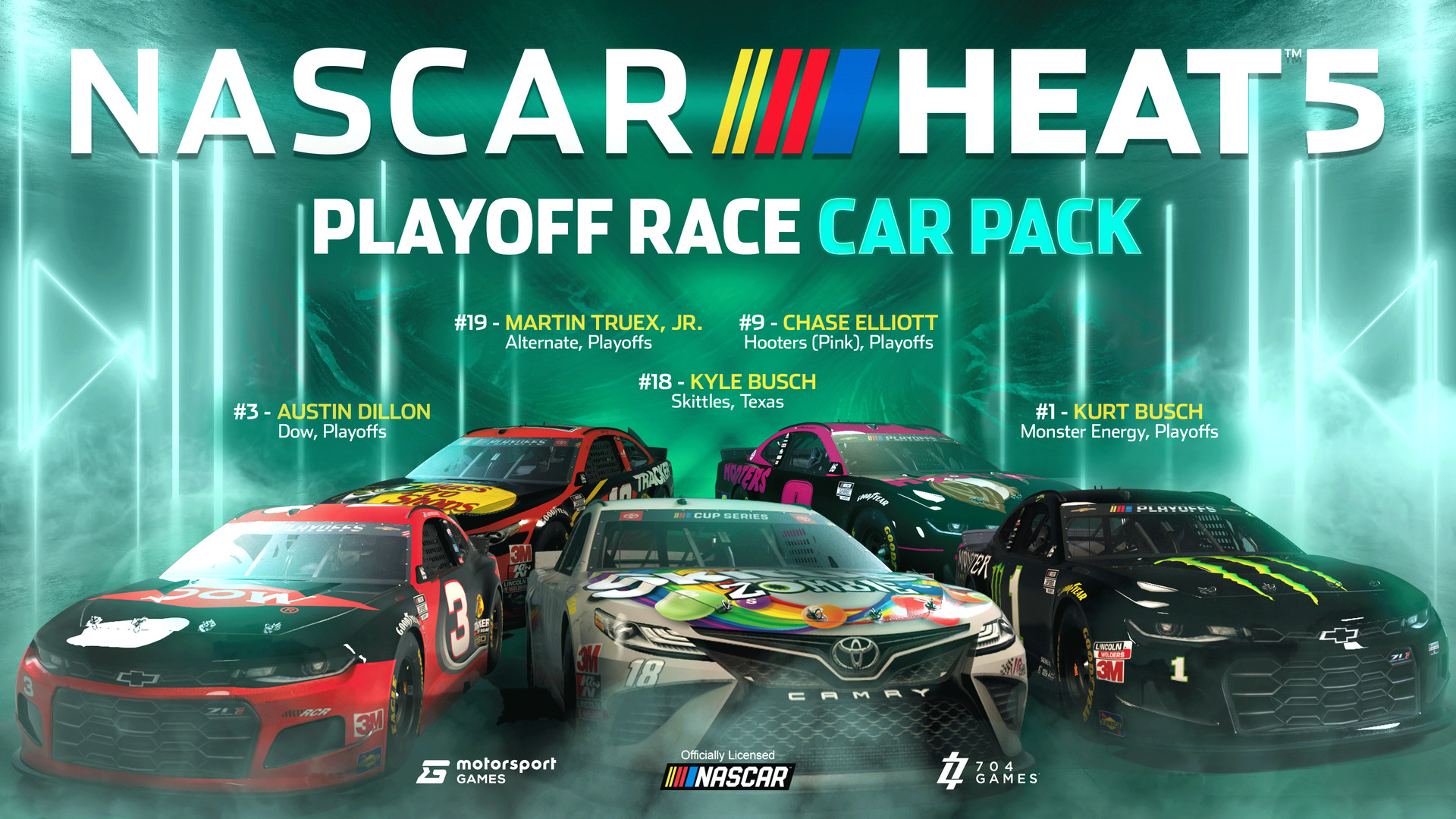 [$ 0.24] NASCAR Heat 5 - Playoff Pack DLC Steam CD Key