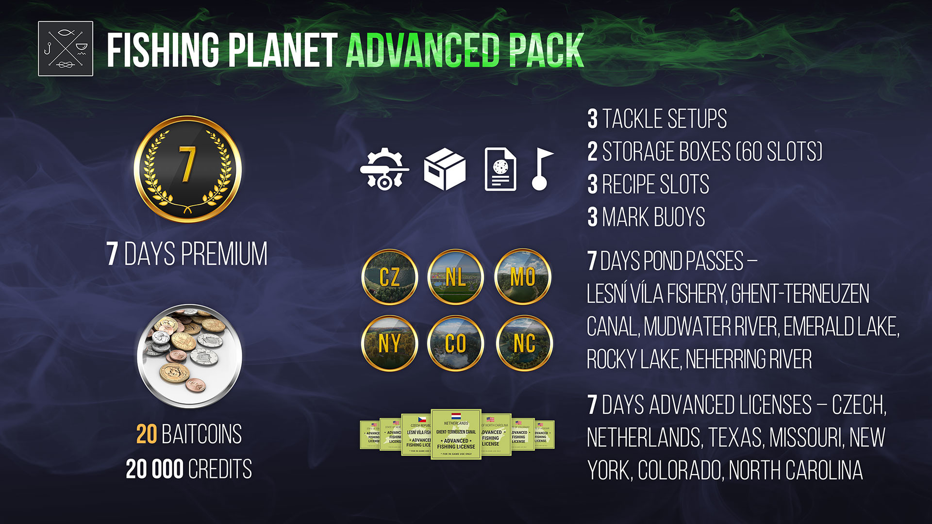 [$ 26.25] Fishing Planet - Advanced Pack DLC EU v2 Steam Altergift