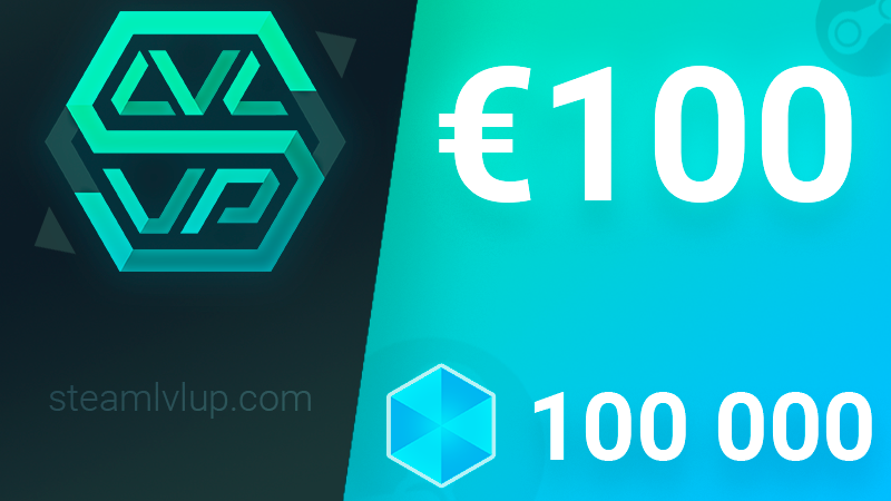 [$ 97.8] SteamlvlUP €100 Gift Code