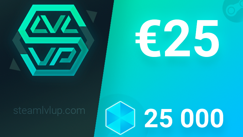[$ 26.1] SteamlvlUP €25 Gift Code