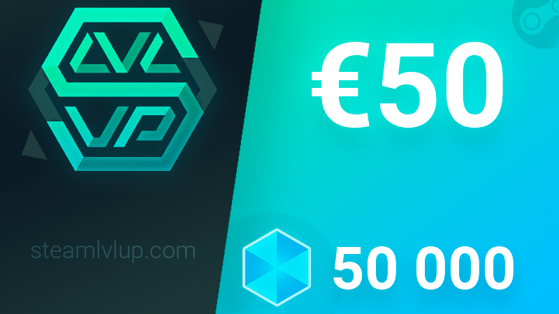 [$ 48.98] SteamlvlUP €50 Gift Code
