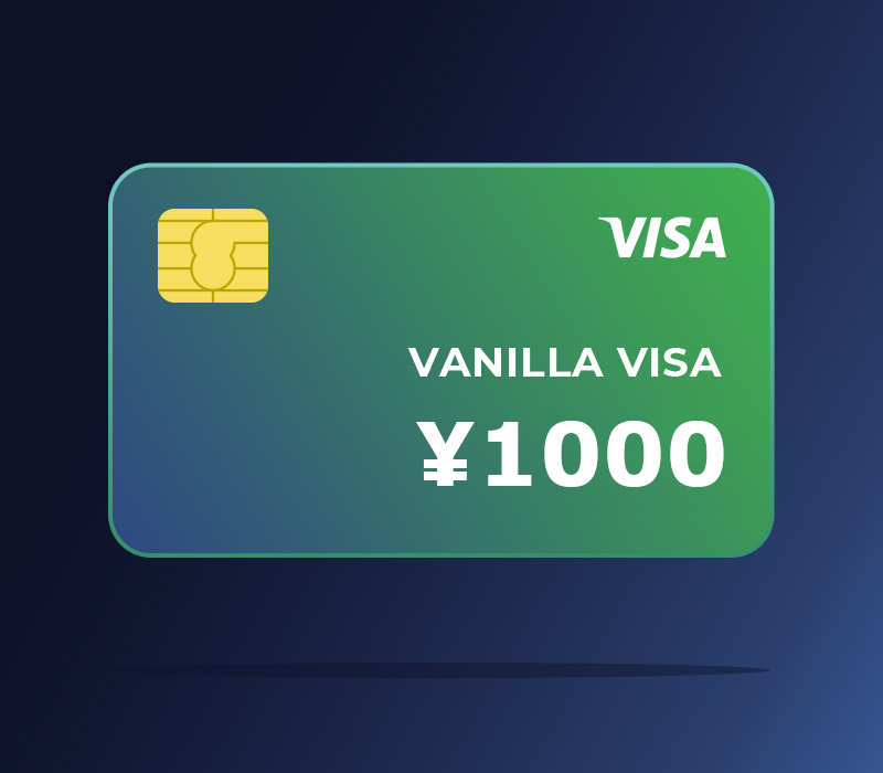 [$ 8.4] Vanilla VISA ¥1000 JP
