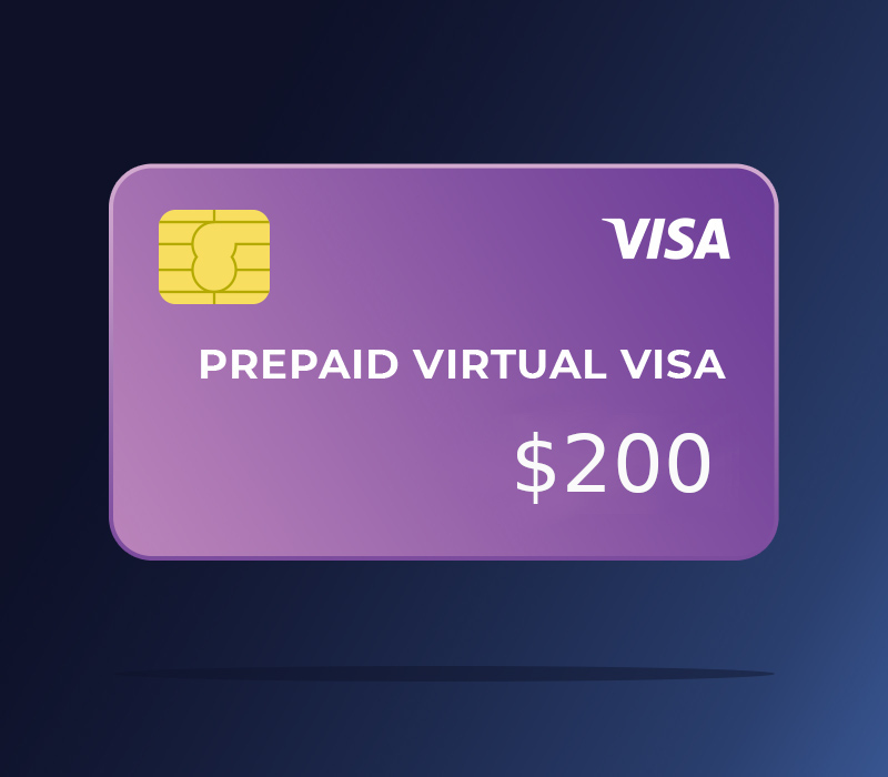 [$ 236.55] Prepaid Virtual VISA $200