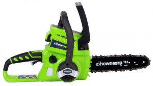 electric chain saw Greenworks G24CS25 0 Photo review