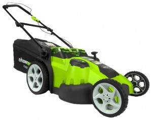 zastřihovač (sekačka na trávu) Greenworks 2500207 G-MAX 40V 49 cm 3-in-1 fotografie přezkoumání