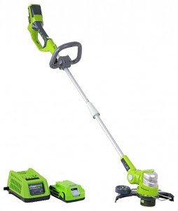 trimmer (trimmer) Greenworks 2100007a 24V Deluxe G24ST30MK2 Photo review