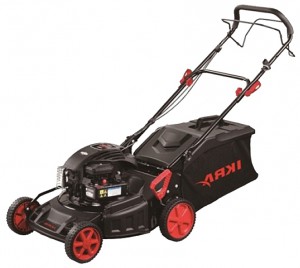 trimmer (self-propelled lawn mower) IKRAmogatec BRM 1446 SSM BS Photo review